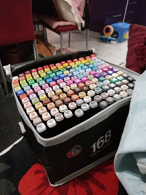 Markers of excellent quality new, set of 168 pieces