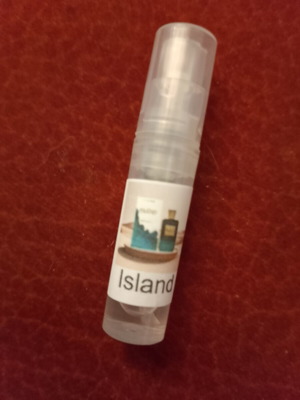 Island by Khadlaj Eau de Parfum 1.5ml like new, authentic