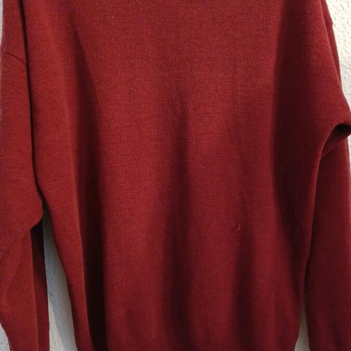 Lacoste knitwear used, burgundy No 5, Made in France
