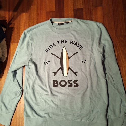 Boss Savin_CH Regular Fit shirt turquoise like new