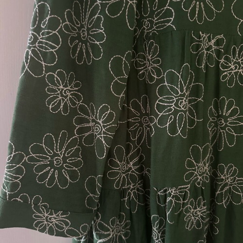 Zara green short dress like new, size M