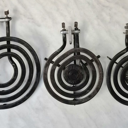 Westinghouse Super Corox vintage stove heating elements used, set of 3