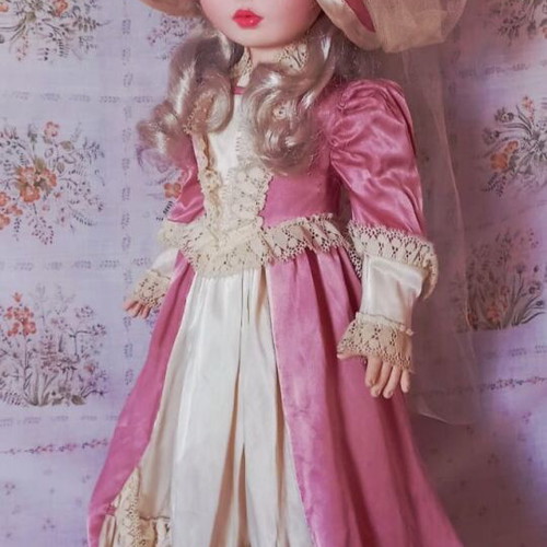 Vintage Furga Victorian Era Doll 56cm used, Sears Exclusive