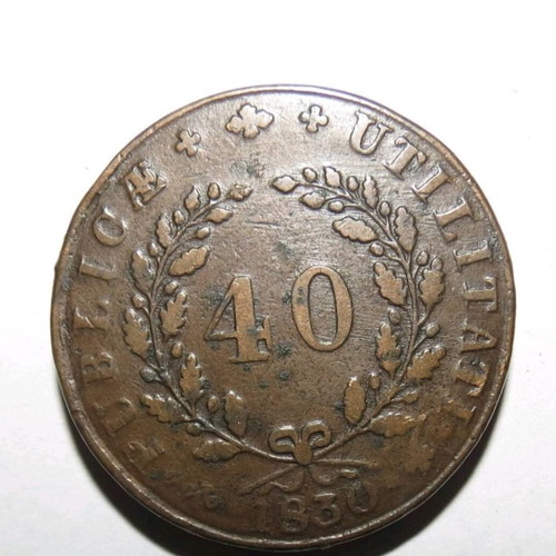 Portugal 40 Reis 1830 like new