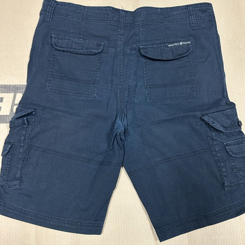 Beverly Hills Polo Club Black Cargo Bermuda Shorts like new, W34