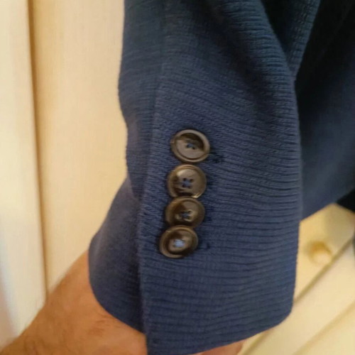 Mango blue jacket used, size Large