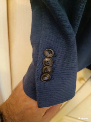 Mango blue jacket used, size Large