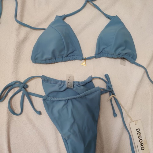 Decoro bikini turquoise size L new by Abysse