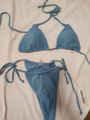 Decoro bikini turquoise size L new by Abysse