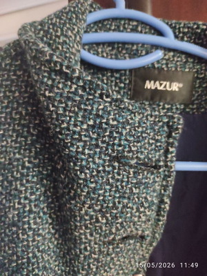 Coat like new, blue, fits M-XL