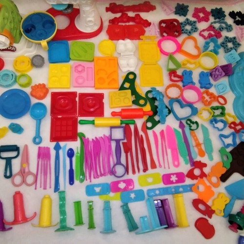 Play-Doh set used, with non-working figure included