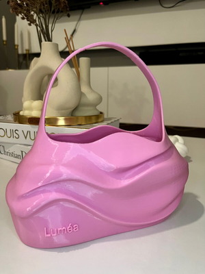 3D Printed Mini Bag Pink Handmade Barbie Aesthetic