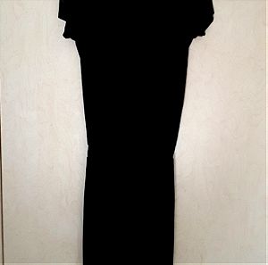μαύρη ολοσωμη φόρμα με λάστιχο στη μέση small/medium