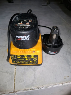 Batteries and charger used with American plug