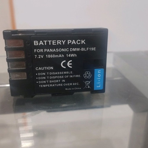 Panasonic DMW-BLF19E battery for GH3 GH4 GH5 and G9 cameras new, 2 pieces