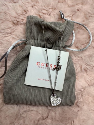Guess stainless steel necklace like new