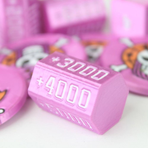 One Piece dice and token set Bonney inspired Edition made to order