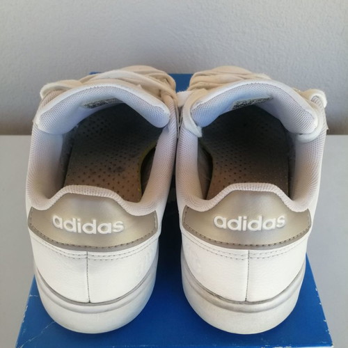 Adidas Grand Court Cloudfoam women's sneaker used, white size 40