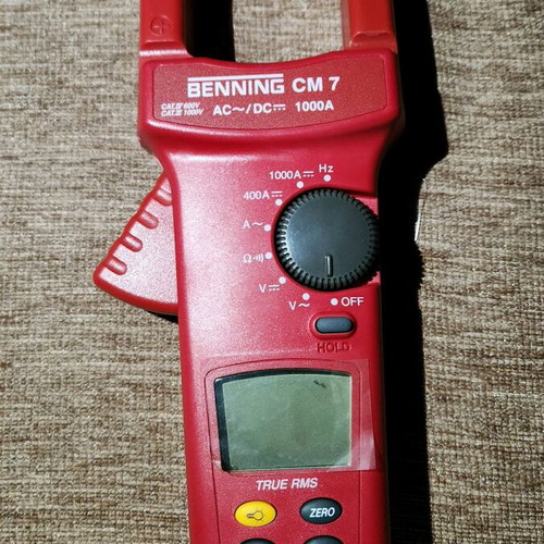 Benning CM 7 1000A Clamp Meter like new
