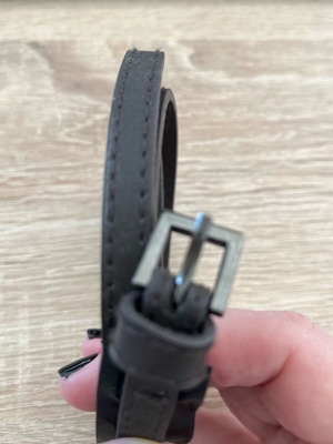 Massimo Dutti дамски кожен колан кафяв нов