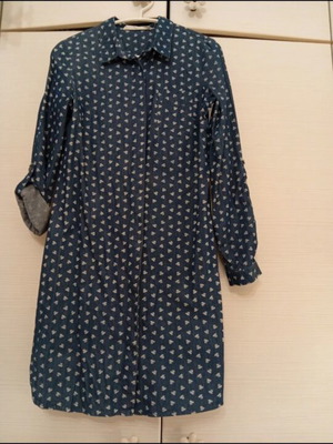 Sugar Hill long shirt dress like new, small size, black and brown