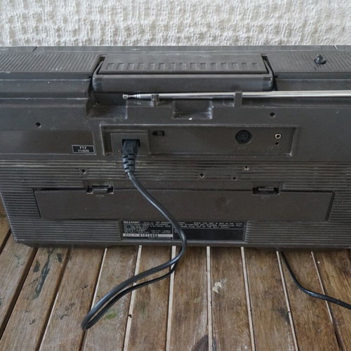 Sharp GF 6565-E portable radio cassette player used
