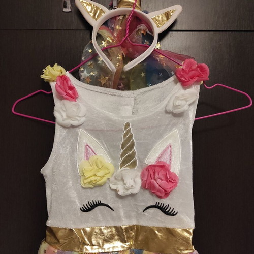 Unicorn carnival costume 6 - 8 years like new