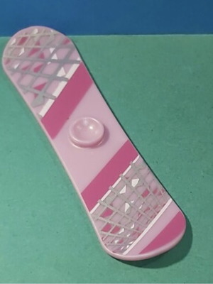Playmobil snowboard board pink like new