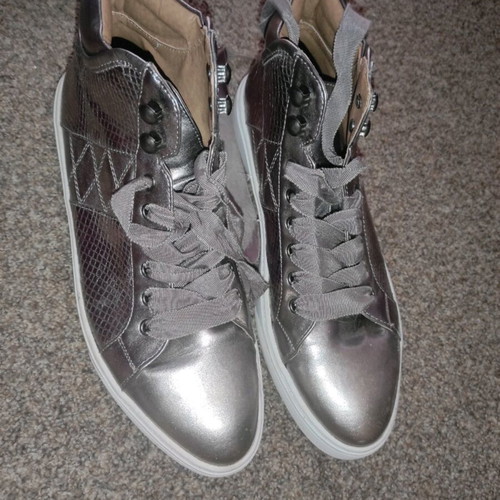 Maria Mare women's silver athletic shoes like new size 41