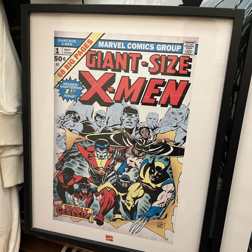 Collectible framed posters new, Angry Birds & vintage comics set of 4