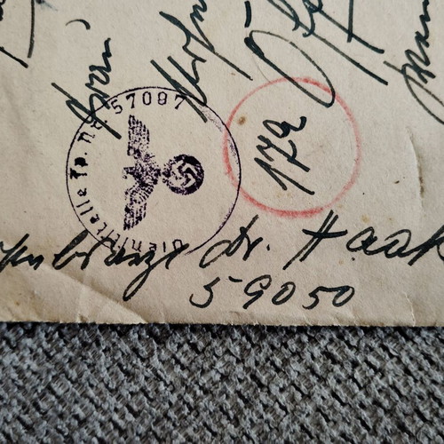 Feldpost archive of Germany Reich from Normandy battle, new