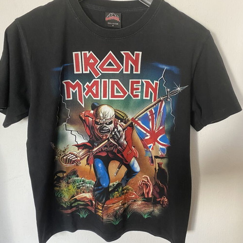 Iron Maiden vintage T-shirt size M used, black