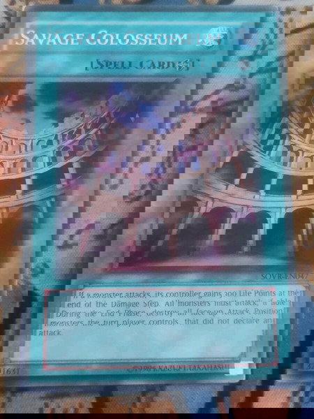 1) Savage Colosseum (Yugioh)