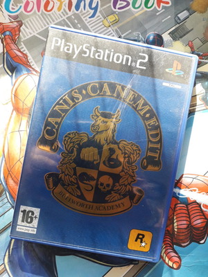 PS2 Canis Canem Edit used with map and manual