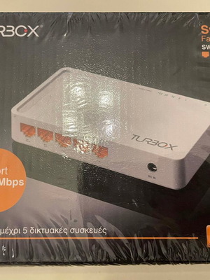 TURBOX Fast Ethernet Switch SW-510F 5 θυρών καινούργιο