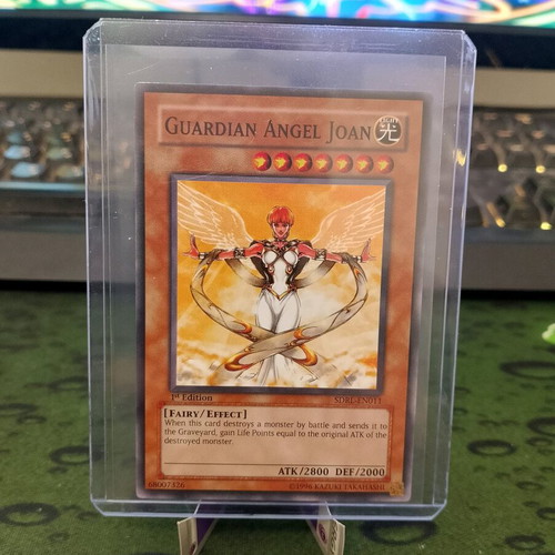 guardian angel joan yugioh card YU-GI-OH! - (BP02-EN026) - Battle Pack 2: War of The Giants - 1st Edition - Rare Mint / near mint condition trading card Guardian Angel Joan SDRL-EN011 Yu-Gi-Oh!