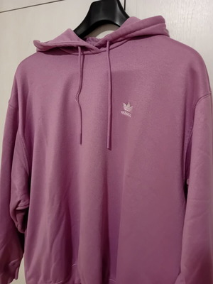 Adidas Originals Trefoil Hoodie, dusty pink mauve, size M