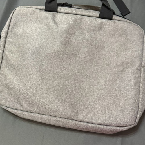 Laptop shoulder bag like new, gray