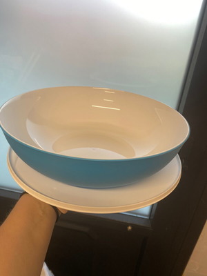 Alegra 3.5 Liter Tupperware Bowl new, colorful