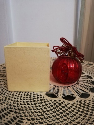 Glass pomegranate 6x9 new