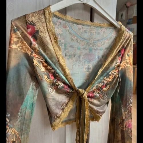 Hippie Boho blouse multicolored new
