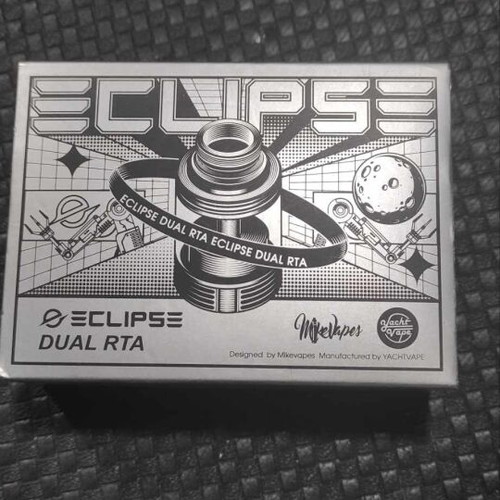 Yachtvape Eclipse Dual RTA 24mm 6ml like new, black