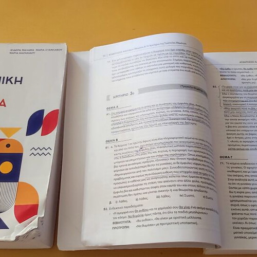 Modern Greek Language and Literature Grade 3 Lyceum textbook used