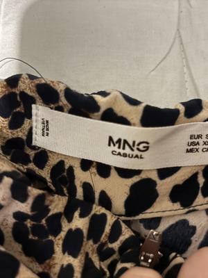 Mango leopard pants like new, size S