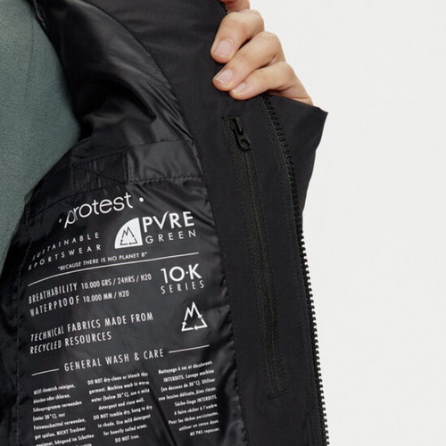 Protest men's jacket like new, black, XL size