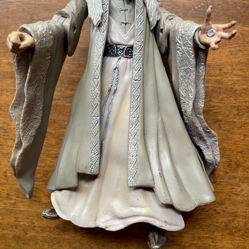 Saruman figure from The Lord of the Rings Marvel Ent 2001 used