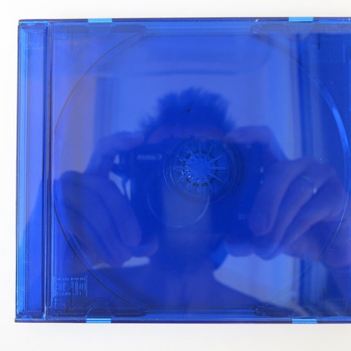 CD/DVD case single dark blue normal thickness new