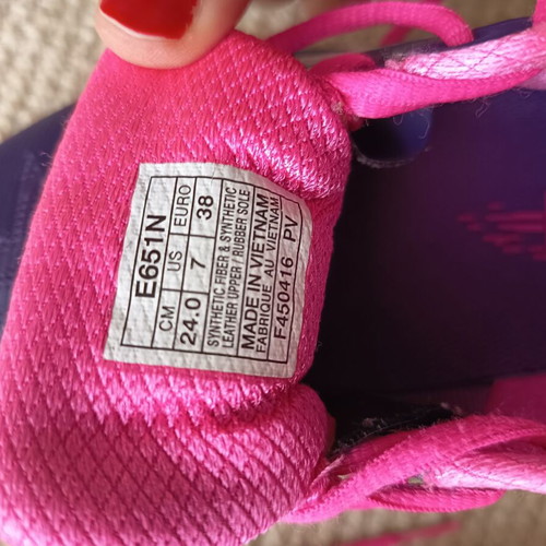 Asics Gel Resolution Speed 3 tennis shoes used, purple-pink, clay court