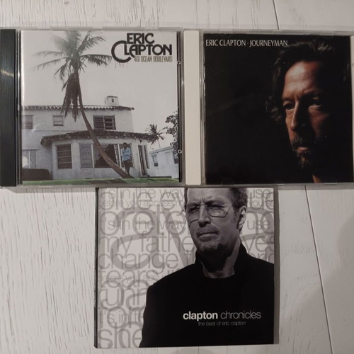Eric Clapton 3 CD albums like new, 461 Ocean Boulevard, Journeyman, Best of