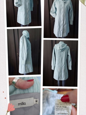 Milla women's denim coat with padding like new